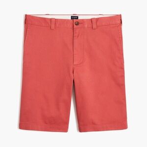 J Crew 9” Gramercy broken-in short men’s 32 W *NWT* red maroon “burgundy barn”